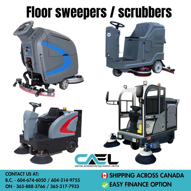 Warranty-Backed RIDE-ON Automatic Floor Scrubber/Sweeper – Brand New Cleaning Power! We offer easy finance option! in Other Business & Industrial