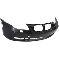 2008-2010 Bmw 5 Series Bumper Front With Sensor Hole Primed Sdn/Wgn With Out M Pkg - Bm1000193