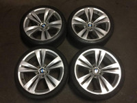 20 inch BMW 5 series OEM USED SUMMER STAGGERED PACKAGE 245/35R20 275/30R20 GOODYEAR EAGLE F1 TREAD LIFE 95% PCD 5x120