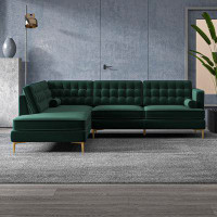 Willa Arlo™ Interiors Shweta 104" Mid Century Modern Sofa & Chaise