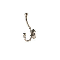 Winston Porter Winston Porter Tranditional Wall Mounted Coat Hook With Stain Nickel Finished - Silver