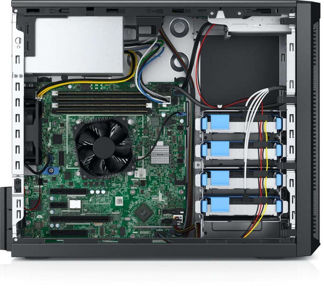 Dell PowerEdge T140,4 x 3.5,1xE-2234,64GB,2 x 300GB SSD 2 x 4TB SAS,H330 in Servers - Image 2