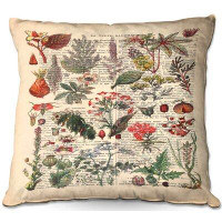 Charlton Home Tamayo Couch Plant Chart Square Throw Pillow