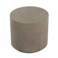 AllModern Juma Concrete Drum End Table
