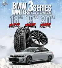 BMW 3 Series/5 Series Winter Packages/Pre-Mounted/Installed/Free New Lug Nuts