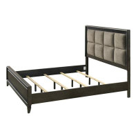 Saflon Chicky Fabric Upholstered Panel Bed