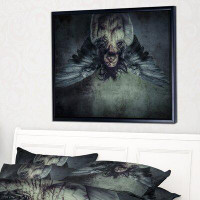 East Urban Home 'Fallen Angel of Death' Framed Graphic Art on Canvas