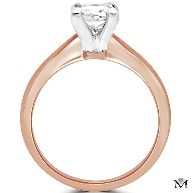 PRINCESS CUT DIAMOND ENGAGEMENT RING 1.25 CARAT / BAGUE DE FIANCAILLES DIAMANT SOLITAIRE PRINCESSE 1.25 CT in Jewellery & Watches in Greater Montréal - Image 3