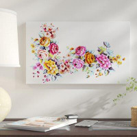 East Urban Home Flowers - Wrapped Canvas Graphic Art Print