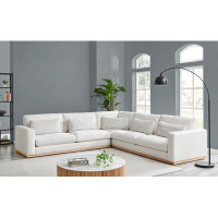 Latitude Run® Adriatic Collection Leather Sectional