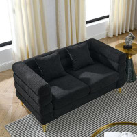 Everly Quinn 60 Inch Oversized 2 Seater Sofa