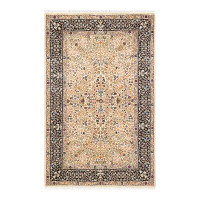 The Twillery Co. One-of-a-Kind Hayner Hand-Knotted New Age 4'9" x 7'3" Wool Area Rug in Brown/Beige