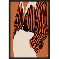 Joss & Main Lumberton The Striped Shirt by Studio M - Picture Frame Print