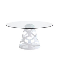 Orren Ellis Mairita 59'' Pedestal Dining Table
