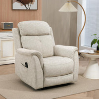 Massage Recliner Chair 37.8" W x 39.8" D x 42.1" H Beige