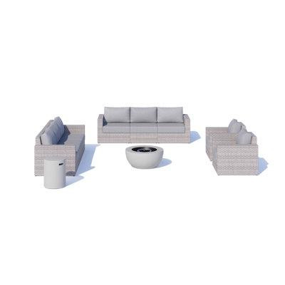 Hokku Designs Pushkar 10 Piece Complete Patio Set with Cushions in Patio & Garden Furniture