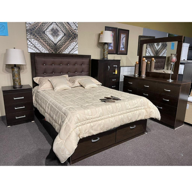 Wooden Storage Bedroom Set Starting From $1198 ONLY! in Beds & Mattresses in Toronto (GTA)