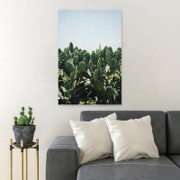 MentionedYou Green Cactus Plant Under White Sky During Daytime - 1 Piece Rectangle Graphic Art Print On Wrapped Canvas