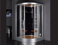 Eago / Platinum DZ962F8 Steam Shower Sauna Enclosure - 47.2 x 47.2 x 89 ( Available in White or Black )