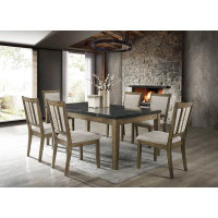 Wildon Home® Eitaro Dining Table and 6 Chairs