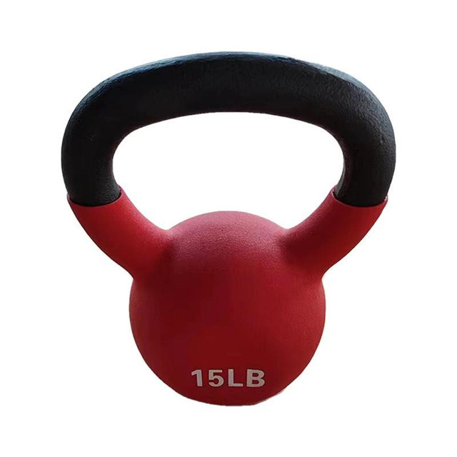 NEW (2) VINYL COATED CAST IRON KETTLEBELL WEIGHT SET in Other in Winnipeg - Image 3