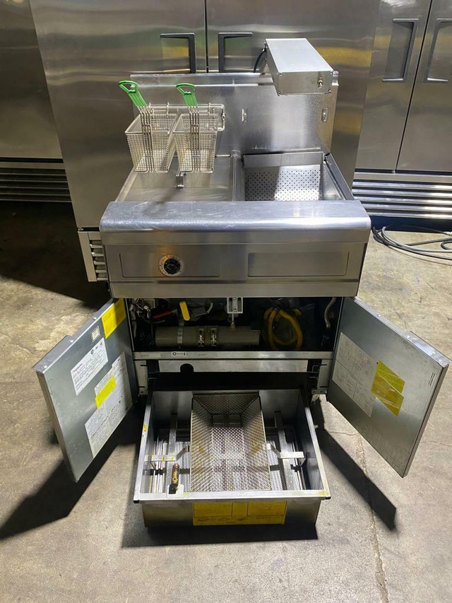 Gas frymaster fryer with self filteration and dumping station with heater offer only $6995 ! Up to 65% savings! Can ship in Industrial Kitchen Supplies - Image 3