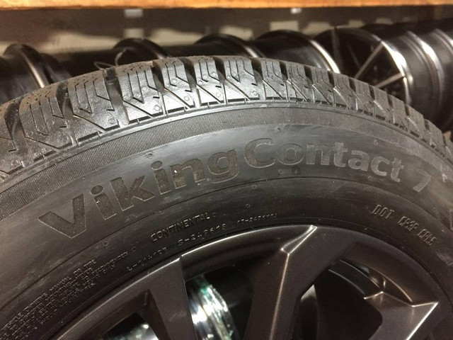 16 FOR TOYOTA CAMRY USED WINTER PACKAGE 205/65R16 CONTINENTAL VIKINGCONTACT 7 RIMS 7Jx16 ET40 PCD 5X114.3 TREAD 99% in Tires & Rims in Ontario - Image 3