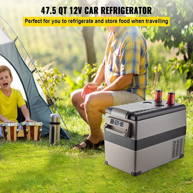 NEW 45L PORTABLE CAR REFRIGERATOR LG COMPACT RV FRIDGE FREEZER 12V 110V 448423 in Refrigerators in Alberta - Image 2