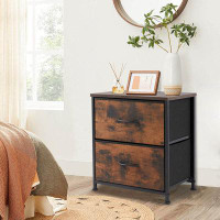 17 Stories Drawers Dresser Chest Of Drawers,Metal Frame And Wood Top
