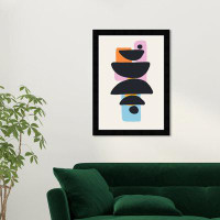 Wynwood Studio Abstract Minimalist Fountain II Colourful Modern Geometric Figures Modern & Contemporary Pink And Pastel