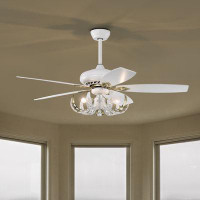Mercer41 Tionnie 52'' Ceiling Fan with Light Kit