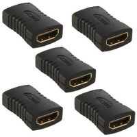 NEW 5 PCS HDMI FEMALE TO FEMALE COUPLER CONNECTOR ST35