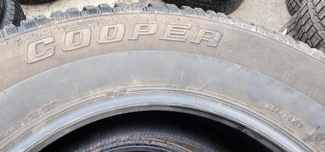 255/70/18 4 pneus HIVER Cooper in Tires & Rims in Greater Montréal - Image 3