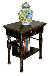 David Michael Solid Wood End Table with Storage