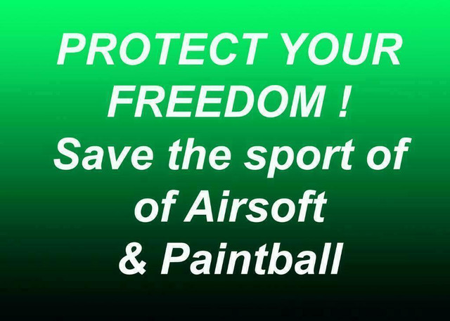 SAVE THE SPORT OF AIRSOFT / PAINTBALL AND YOUR FREEDOM - Sign the Petition Against Bill C-21 in Paintball in Alberta - Image 2