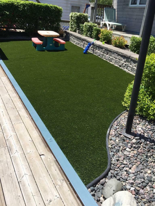 Artificial grass.  Synthetic turf.  Starting at $2.99 Sf.  In stock at Windsor Warehouse   Turf.  Grass in Patio & Garden Furniture in Toronto (GTA) - Image 3