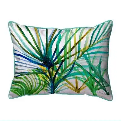 Bay Isle Home™ Teal Palms 11X14 Small Indoor/Outdoor Pillow