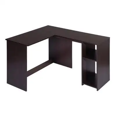 Ebern Designs 39.4" W X 47.2" D Corner Computer Desk L-Shaped Home Office Workstation Writing Study Table With 2 Storage