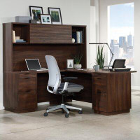 Ebern Designs Raylee 72'' L-Shape Executive Desk with Hutch