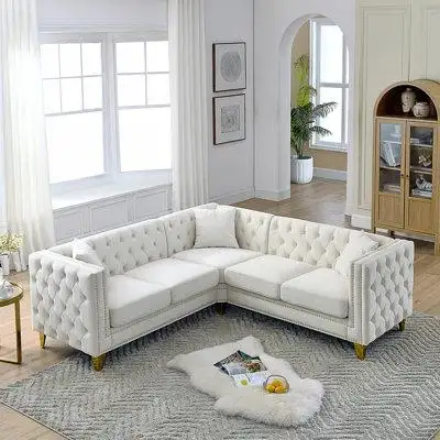 This is a three-section sofa not only comfortable to sit beautiful appearance looks simple and gener...
