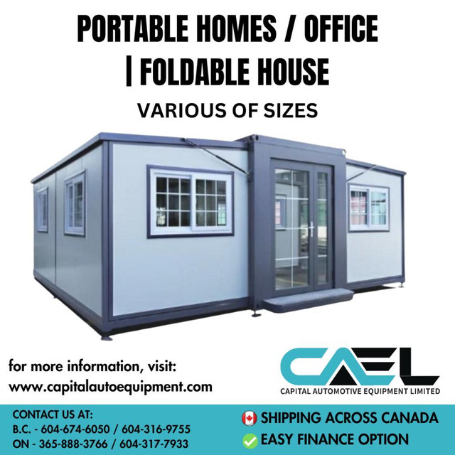 Unlock Your Space, Anywhere, Anytime: Finance Available on All-Season Portable Mobile Homes, Offices, and Container Home in Other