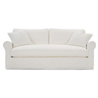 Rowe Furniture Jeanette 88" Wide Cotton Rolled Arm Sofa