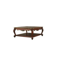 Andrew Home Studio Dili Solid Wood 4 Legs Coffee Table with Storage