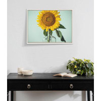 Gracie Oaks Sylvie Solo Sunflower Framed Canvas by Emiko and Mark Franzen of F2 Images