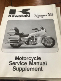 1987-1995 Kawasaki ZG1200B Yoyager XII Supplement Service Manual
