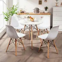 Latitude Run® 5 Pieces Dining Table Set With Solid Wood Leg