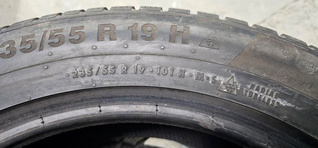235/55/19 4 pneus hiver continental runflat in Tires & Rims in Greater Montréal - Image 2