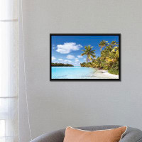East Urban Home One Foot Island, Aitutaki, Cook Islands I by  Matteo Colombo - Gallery Wrapped Canvas  Print