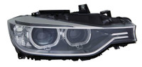 Head Lamp Passenger Side Bmw 3 Series Sedan 2012-2015 Xenon Without Adaptive Lamps High Quality , BM2503181