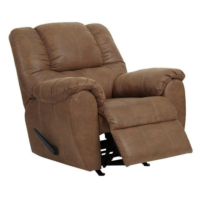 McGann Rocker Leather Look Recliner (1030225) in Chairs & Recliners - Image 2